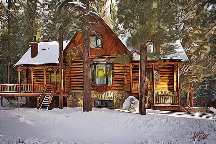 Snowed In Painting by Harry Warrick
