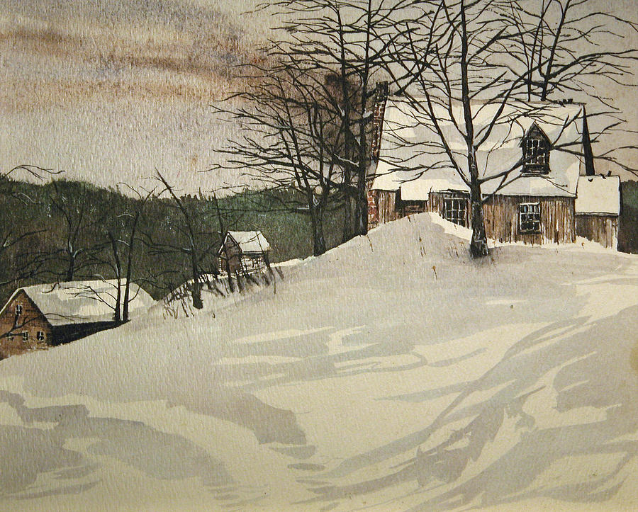 Snowed In Painting by Rhodes Rumsey