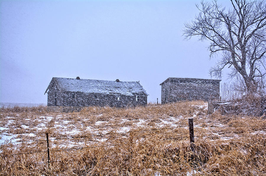 Snowfall Abandonment Photograph by Bonfire Photography