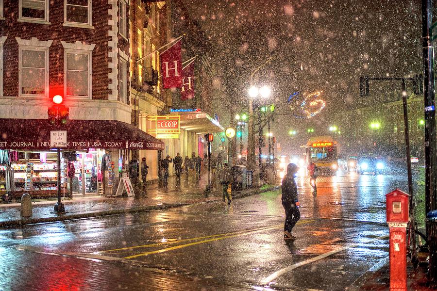 Night out at the Border Cafe in Harvard Square Cambridge Massachusetts  Photograph by Toby McGuire - Fine Art America