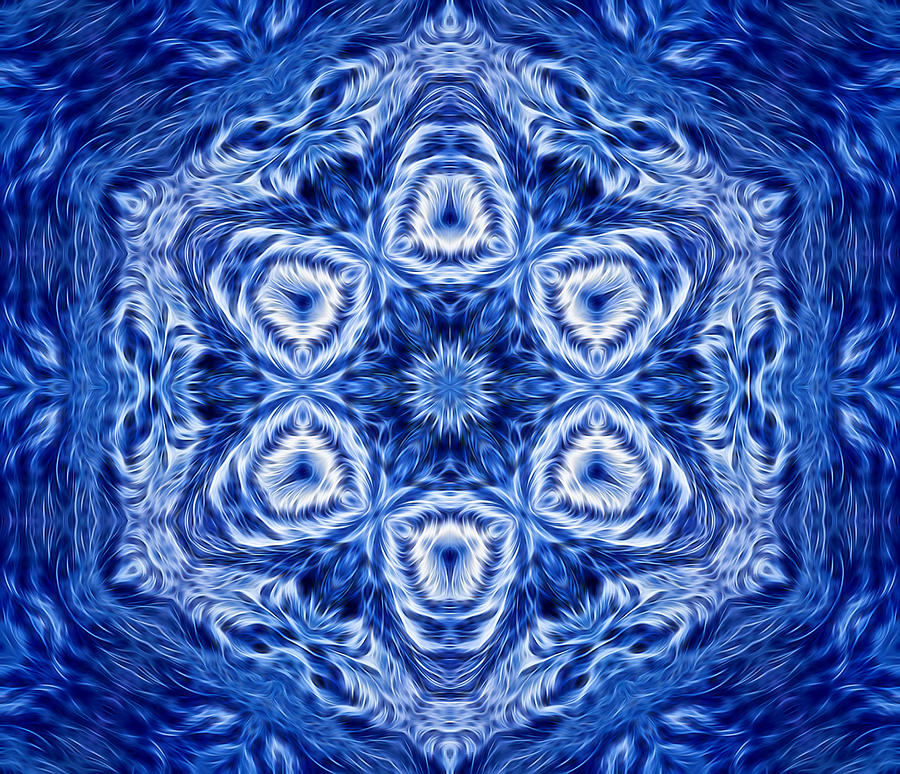 Snowflake design 6 Digital Art by Lilia S