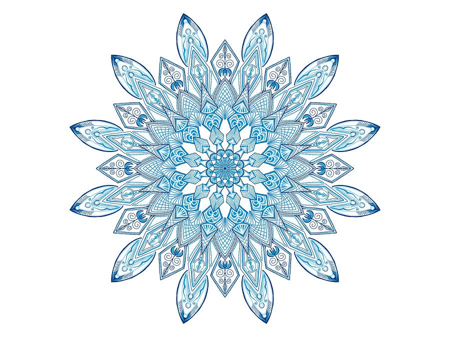Snowflake Digital Art - Snowflake Dreams by Lisa Schwaberow