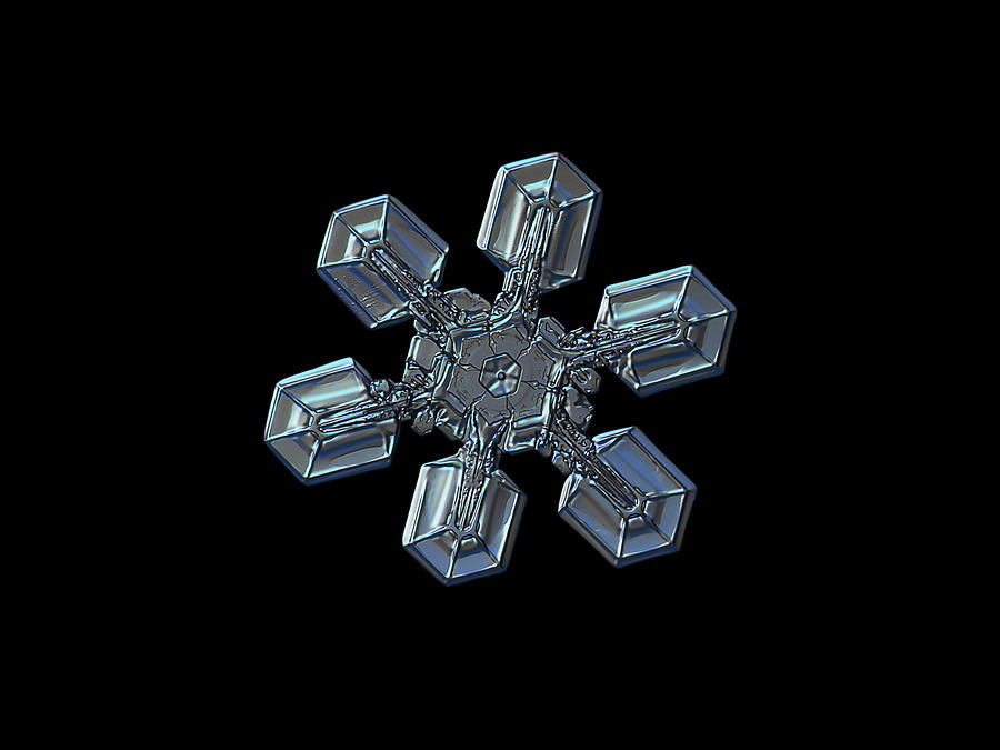 Snowflake photo - High voltage II Photograph by Alexey Kljatov
