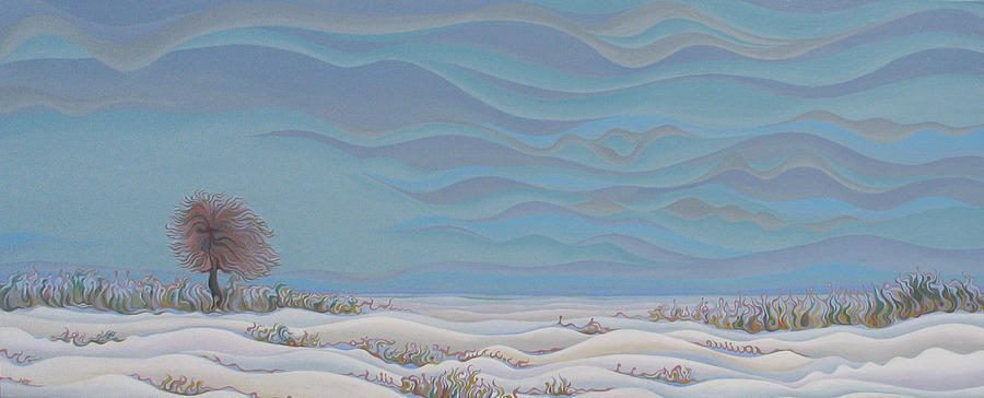 SnowRenity Painting by Amy Ferrari