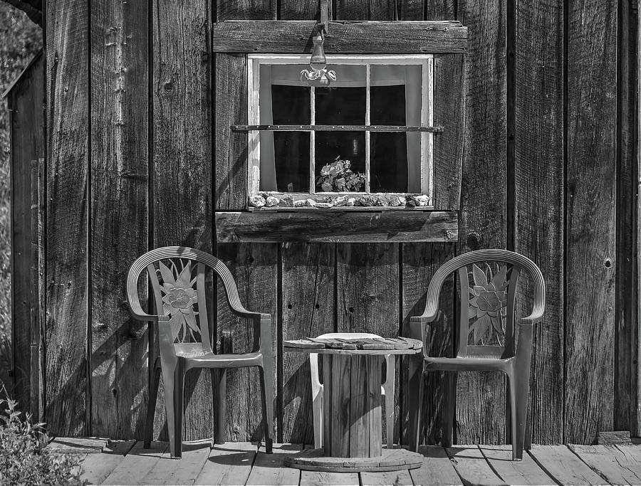 Snowshoe Gulch Chairs Photograph by Richard J Cassato