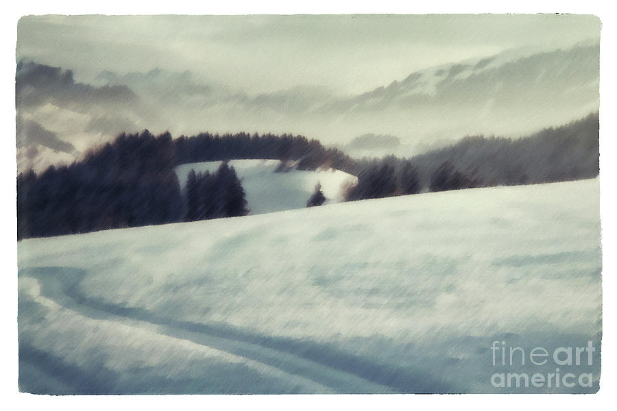 Snowstorm Austrian Alps Photograph By Michael Ziegler Fine Art America