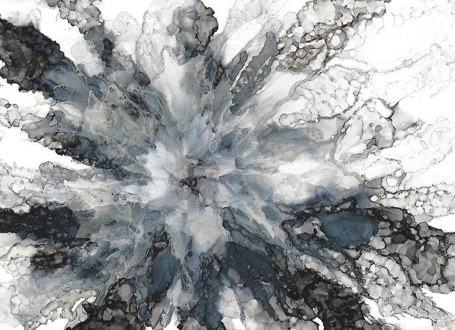 Snowstorm Painting by Lori Radecki