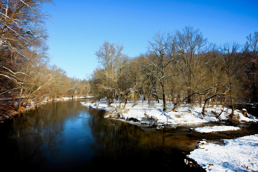 Snowy Creek Morning Photograph by William Jobes