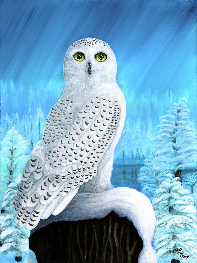 Snowy Delight Painting