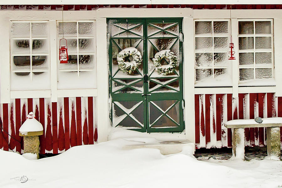 Snowy doors Photograph by Torbjorn Swenelius