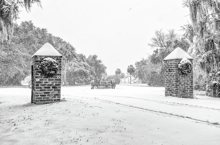 Snowy Gates Of Chisolm Island Photograph