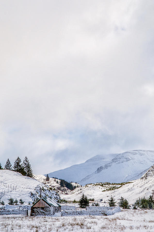 Snowy Glen Shiel Photograph by Neil Alexander Photography