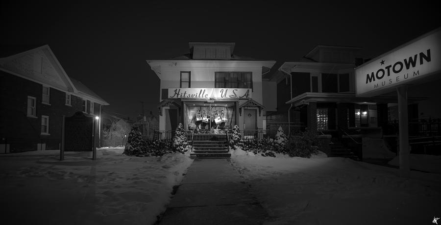 Snowy Hitsville USA Detroit MI Photograph by A And N Art