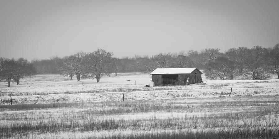Arcadia Photograph - Snowy House on the Prairie by Hillis Creative