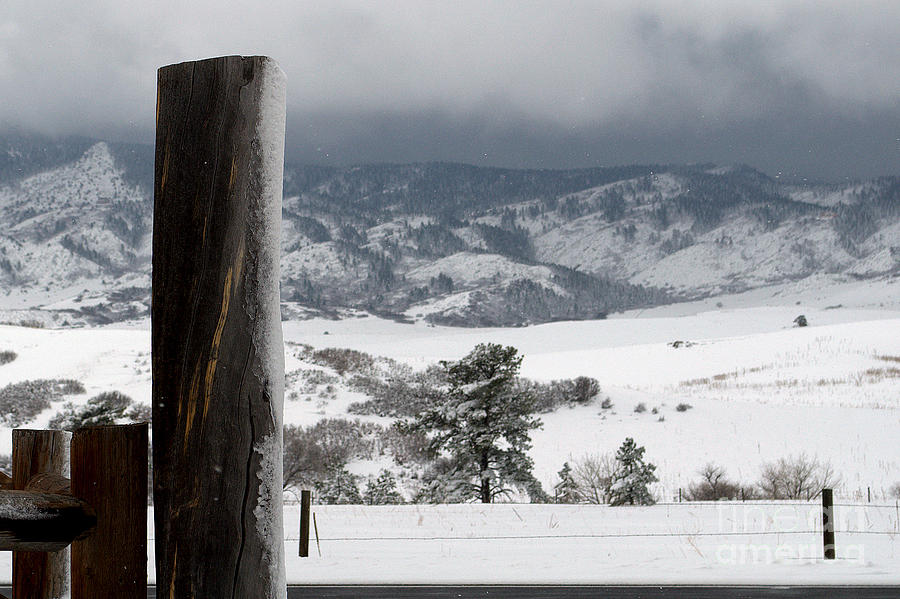 Mountain Photograph - Snowy Landscape by Anjanette Douglas