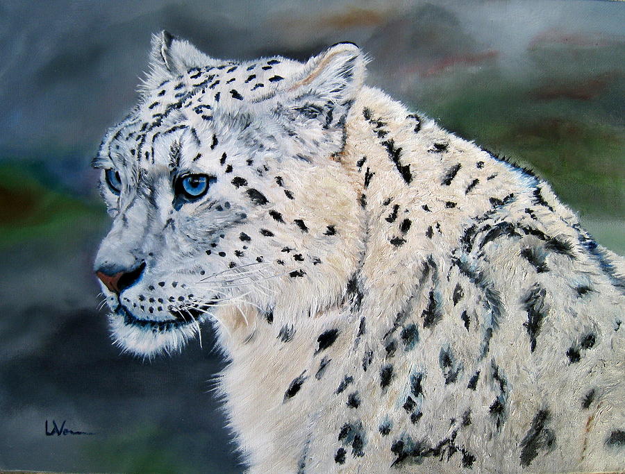 Wildlife Painting - Snowy by LaVonne Hand