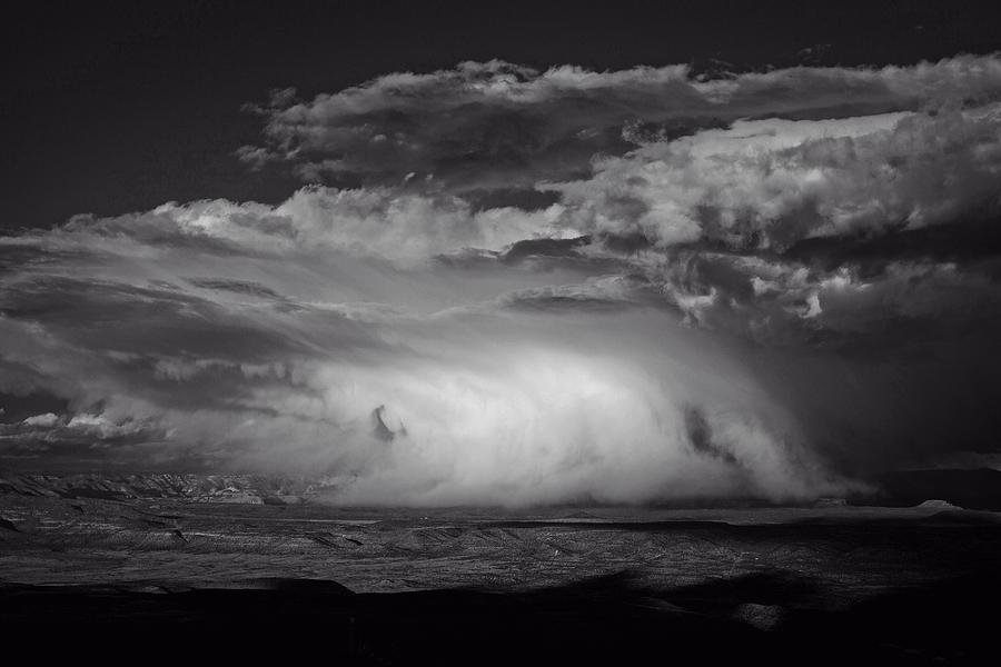 Snowy Mix Storm over the Verde Valley Photograph by Ron Chilston