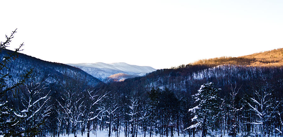 Snowy Mountain Sunrise Photograph by Jonny D