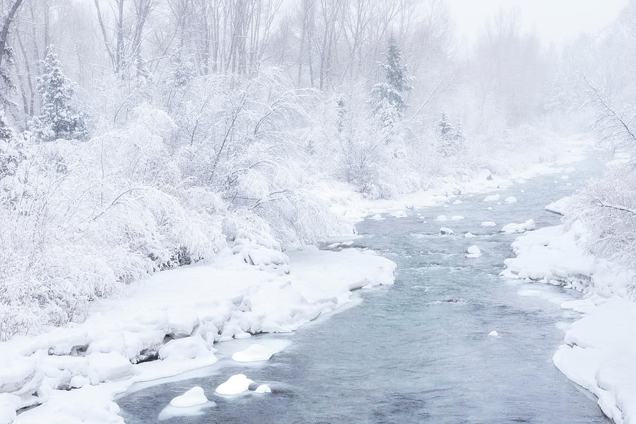 Snowy River Photograph by Angela Moyer