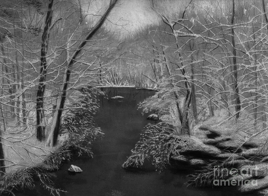 Snowy River Painting by Lynn Quinn