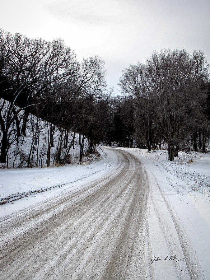 Snowy Road Photograph