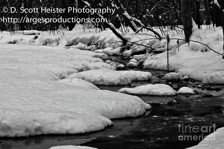 Snowy Stream Photograph by Scott Heister