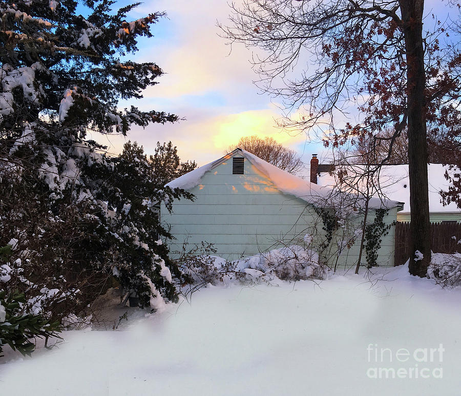 Snowy Sunrise  Photograph by CAC Graphics