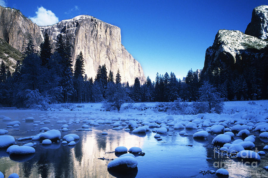 Snowy Yosemite Valley Photograph by Michael Howell - Printscapes