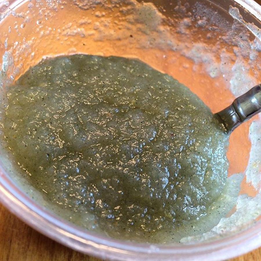 So, I Put My Greens In My Applesauce Photograph by Emily Fisher