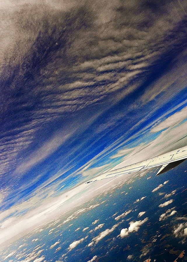 Airplane Photograph - So Many Clouds by Elizabeth Hoskinson