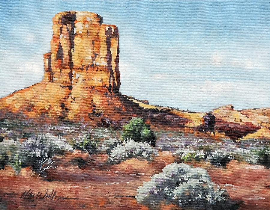 So Utah Early Morning Painting by Mike Worthen