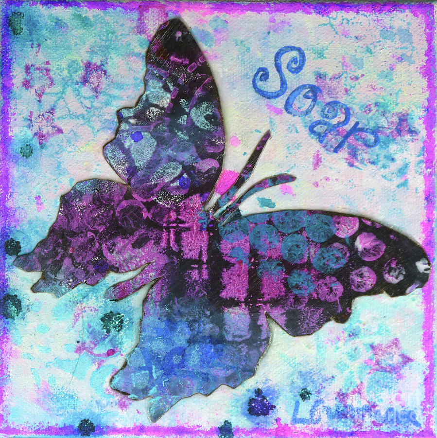Soar Butterfly Painting by Lisa Crisman