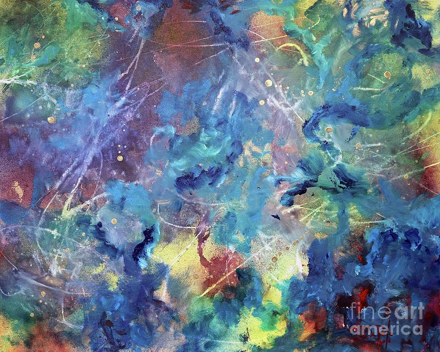 Abstract Painting - Soar by JoAnn DePolo
