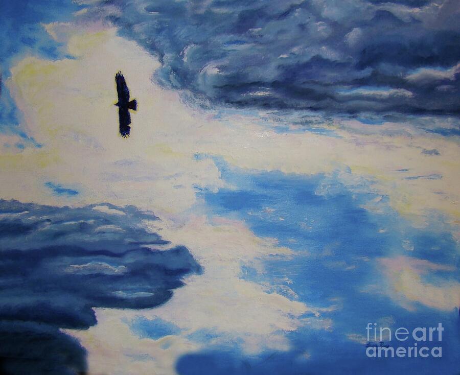 Soaring   Painting by Lisa Rose Musselwhite