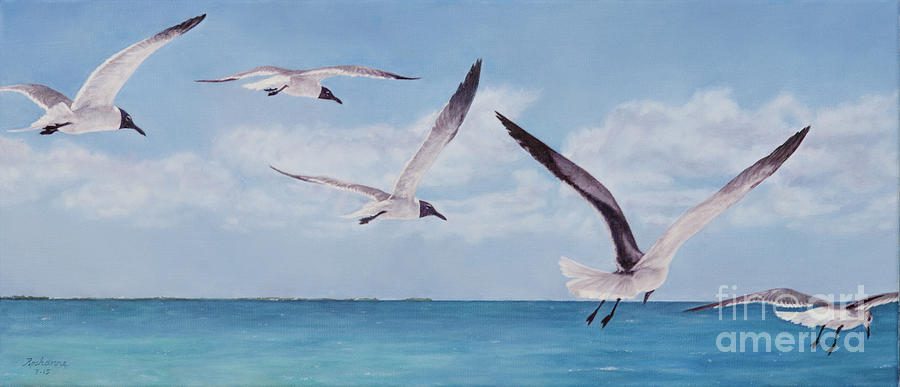 Soaring Painting by Roshanne Minnis-Eyma