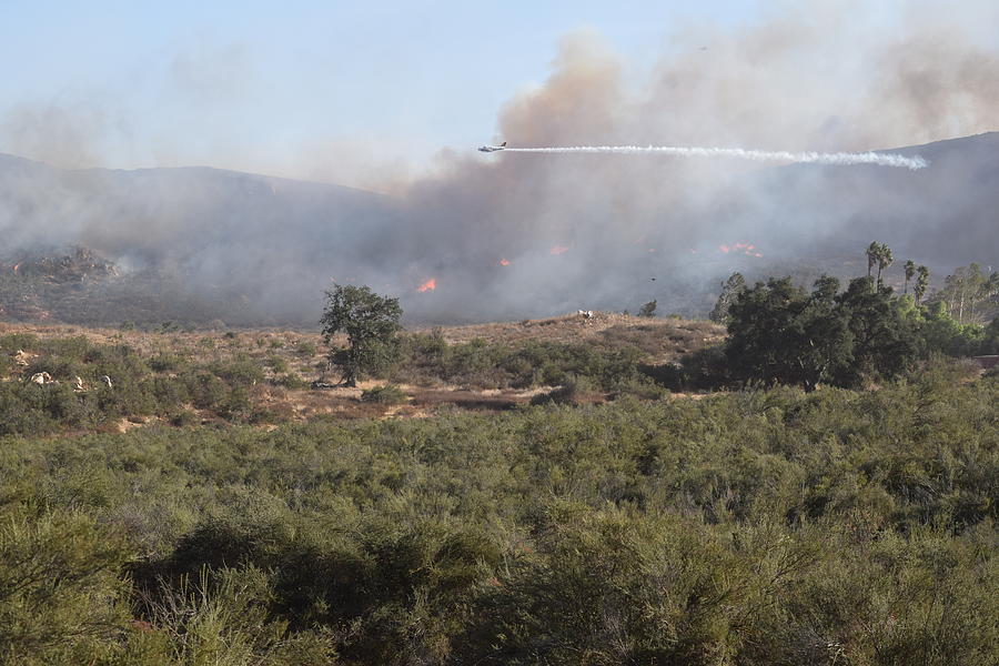 Fire Photograph - SoCal Fires by Steve Scheunemann Fire Photograph - SoCal Fires by Steve Scheunemann