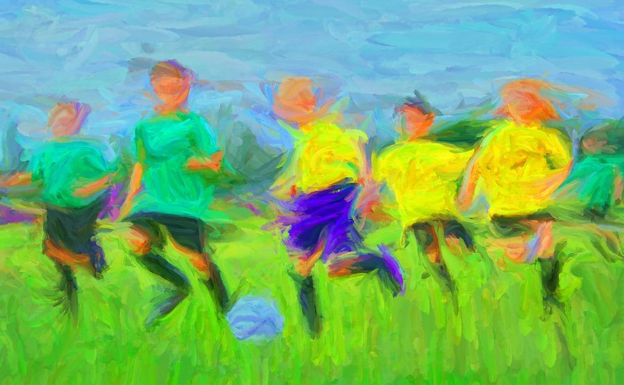 Soccer 3 Digital Art by Caito Junqueira