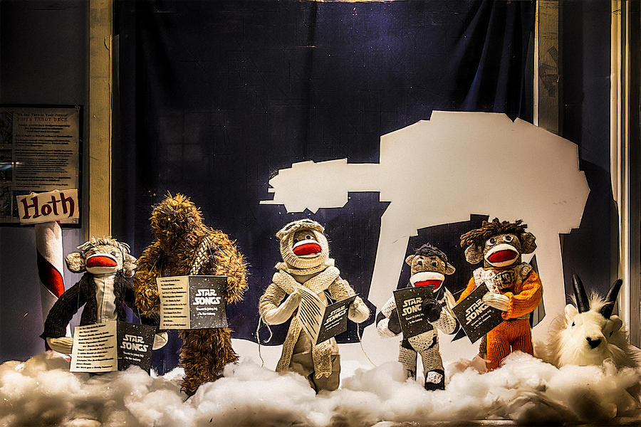 Sock Monkeys Play Star Wars Digital Art by John Haldane