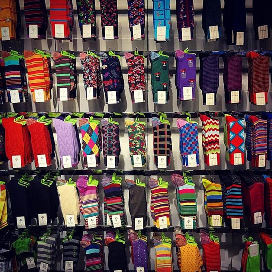 Detroit Photograph - Sock Wall At The Mall.  #socks by Marc Bowers