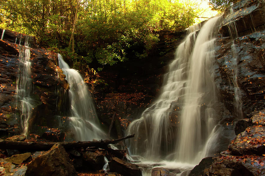 Soco Waterfalls from Spillway Photograph by Flees Photos