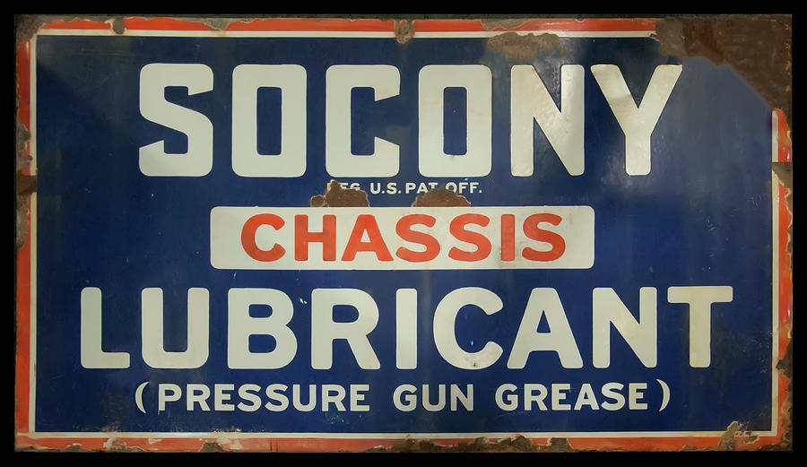 SOCONY sign Photograph by Flees Photos
