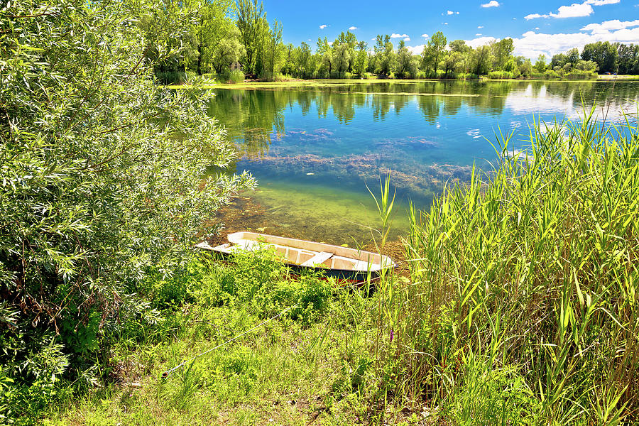 Soderica lake green landscape view Photograph by Brch Photography