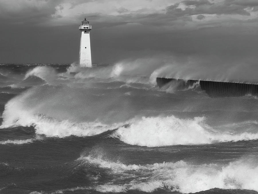 Sodus Point Light during the storm by Chris Babcock Sodus Point Light during the storm by Chris Babcock
