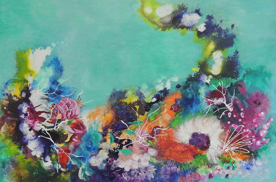 Soft And Hard Corals Painting by Lyn Olsen