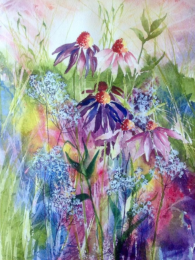 Flowers Still Life Painting - Soft Breezes by Sarah Guy-Levar