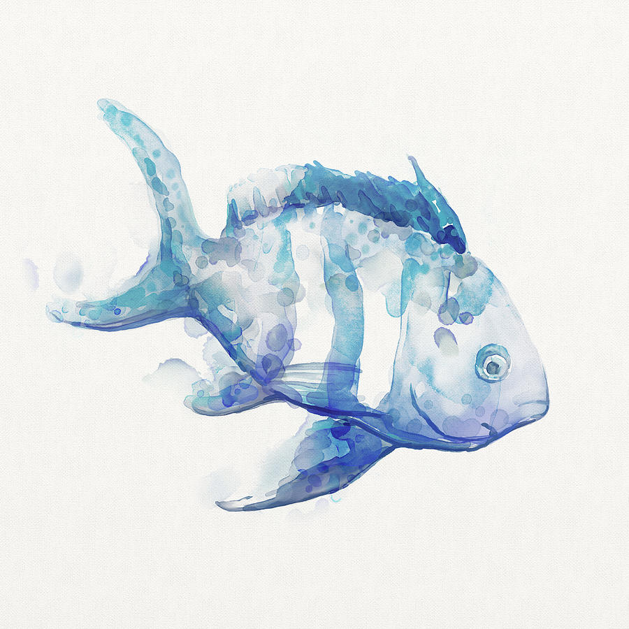 Tropical Fish Painting - Soft Fish by Mauro DeVereaux