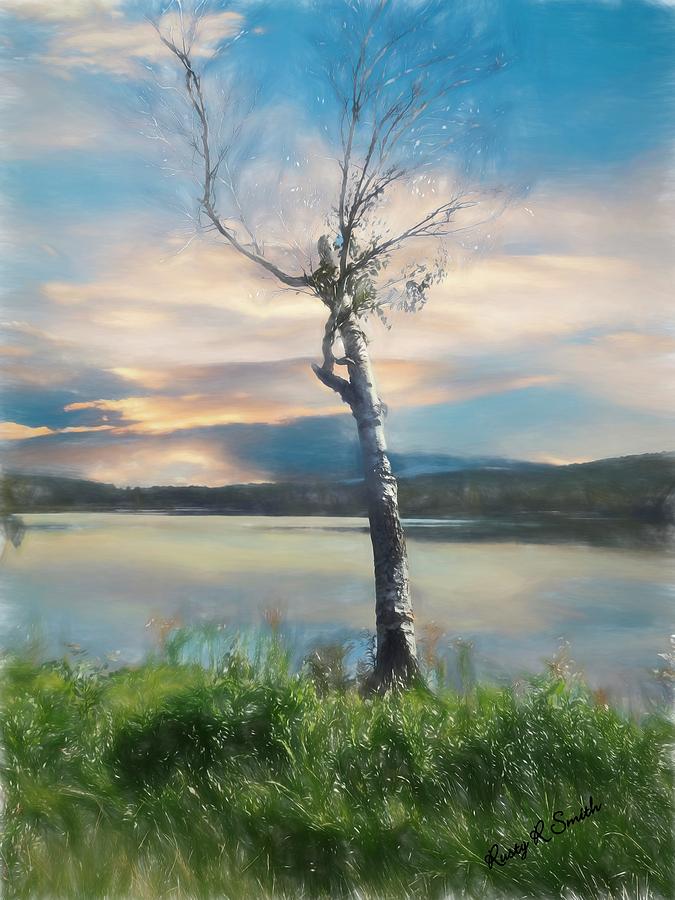 Soft landscape Northern New Hampshire Digital Art by Rusty R Smith
