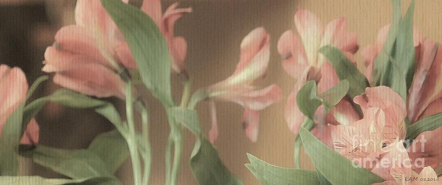 Soft Lilies Digital Art by Elizabeth McTaggart