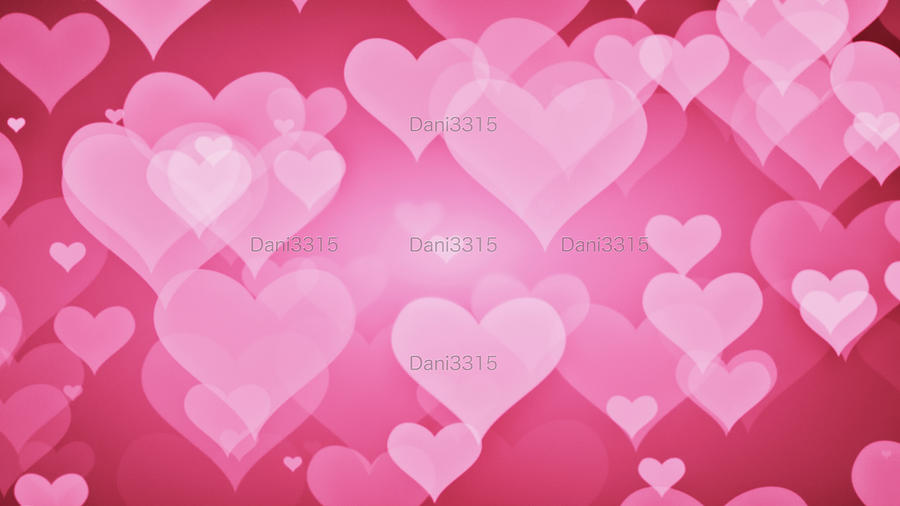 Soft Pink Background With Hearts. Valentines Day Concept Digital Art by ...