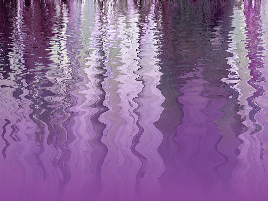 Soft Purple Plum Abstract Photograph by Gill Billington